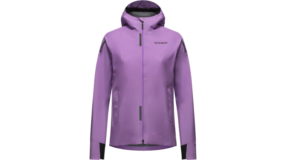 GOREWEAR CONCURVE GORE-TEX LE2 Running Jacket Womens in Scrub Purple Large 12-14 Slim fit Waterproof 6A740111, 101216-BX00-42