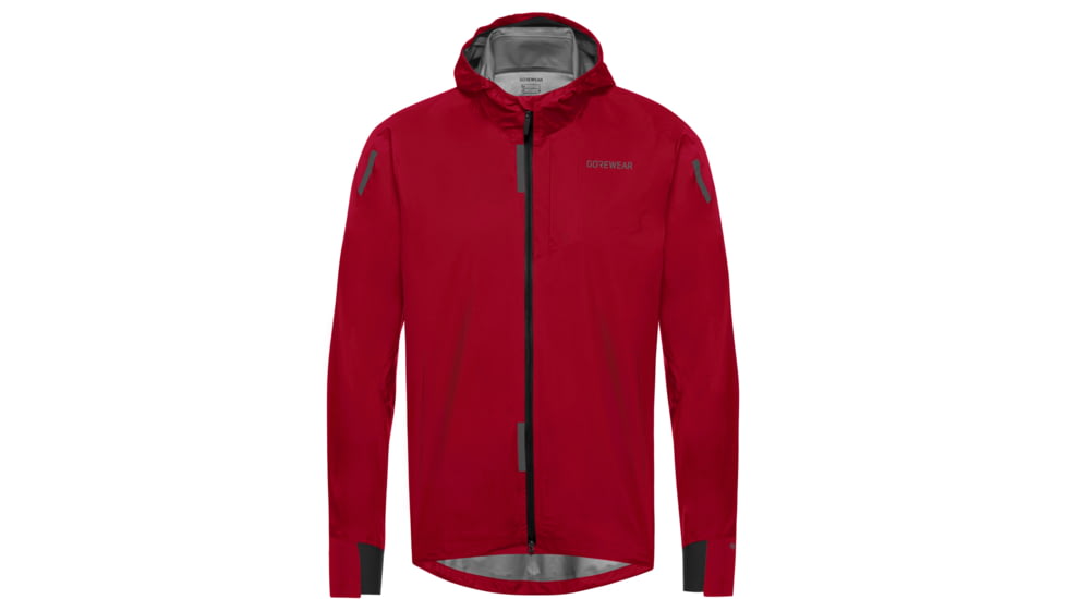 GOREWEAR CONCURVE GORE-TEX Running Jacket Mens in Utility Red 2XL Slim fit Waterproof F375ECAC, 101066-DA00-XXXL