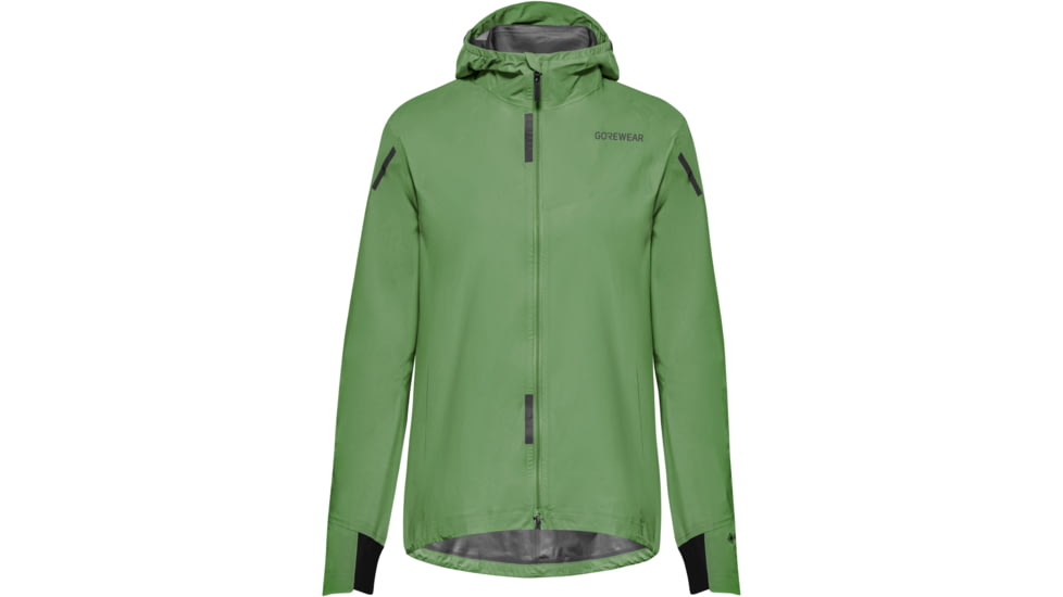 GOREWEAR CONCURVE GORE-TEX Running Jacket Womens in Engine Green Small 4-6 Slim fit Waterproof F1F50F7C, 101067-DB00-38