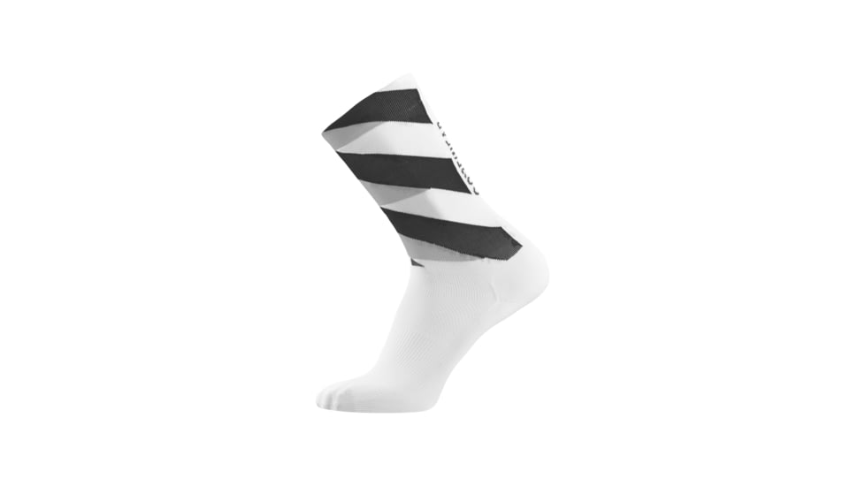 GOREWEAR Essential Signal Socks in White/Lab Grey 8-9.5 Form fit 4EF9910B, 100983-01BF-L