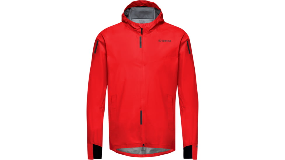 Gorewear GOREWEAR CONCURVE GORE-TEX Running Jacket Mens in Lab Red 2XL Slim fit Waterproof, 101066-DC00-XXXL