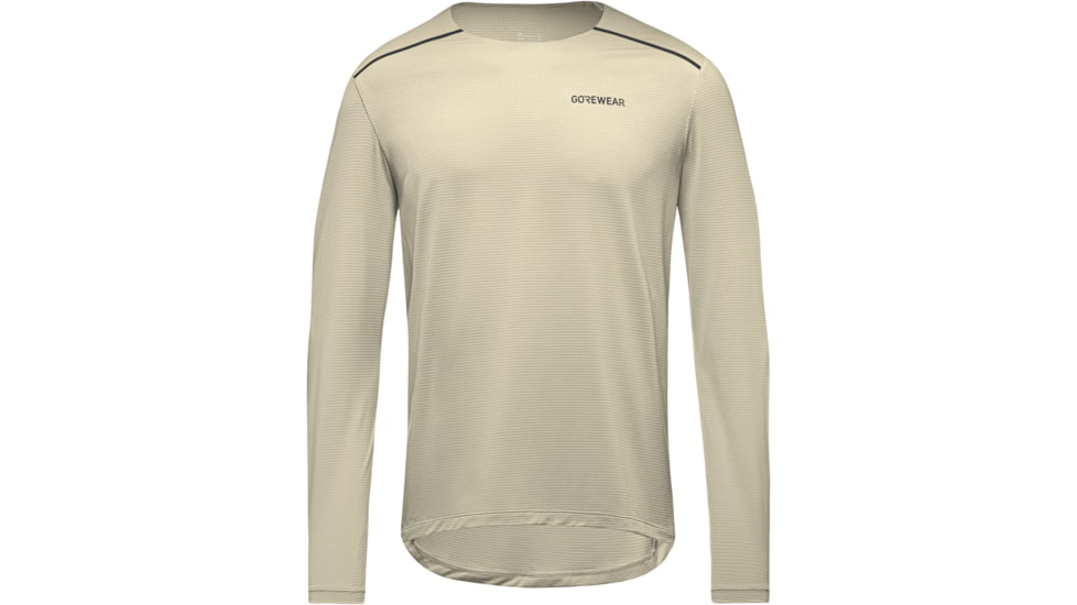 Gorewear GOREWEAR Contest 2.0 Long Sleeve Tee Mens in Tech Beige Small Slim fit, 101076-BG00-M