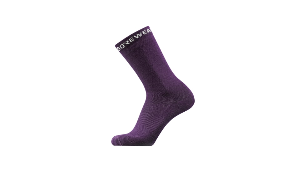 Gorewear GOREWEAR Essential Merino Socks in Purple Indigo 8-9.5 Form fit, 100977-DE00-L