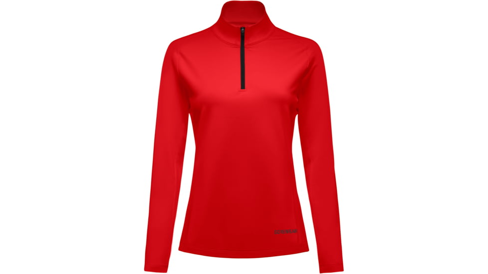 Gorewear GOREWEAR Everyday Mid 1/4 Zip Womens in Lab Red XS 0-2 Regular fit Moisture Wicking, 101094-DC00-36
