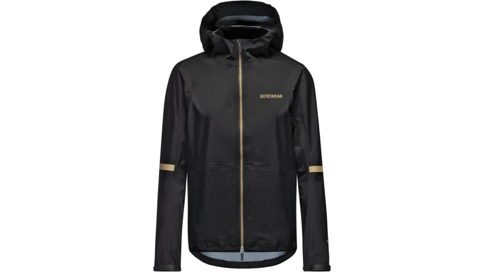 Gorewear GOREWEAR LUPRA 2.0 GORE-TEX LE2 Hooded Cycling Jacket Womens in Black Medium Regular fit Waterproof, 101208-9900-M