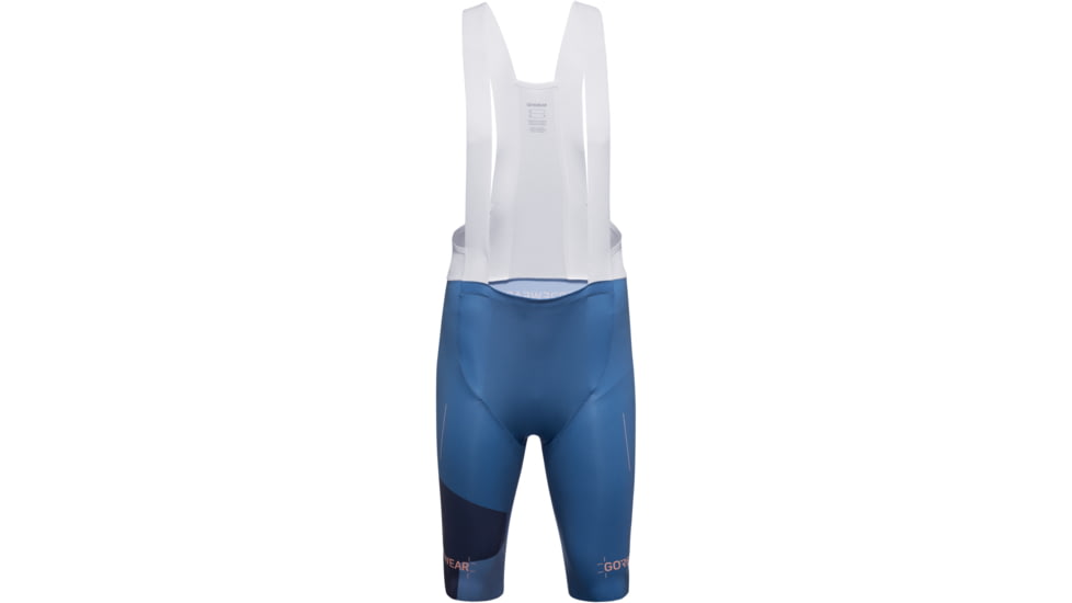 Gorewear GOREWEAR SPINSHIFT Colorblock Bib Cycling Shorts Mens in Cargo Blue XL Form fit, 101349-CA00-XXL