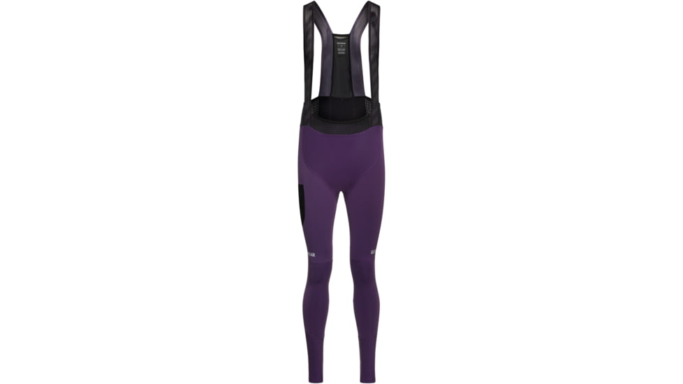 Gorewear GOREWEAR SPINSHIFT Thermo Cycling Bib Tights+ Mens in Purple Indigo Small Form fit, 101085-DE00-S