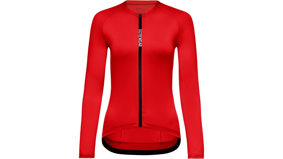 GOREWEAR SPINSHIFT Long Sleeve Cycling Jersey Womens in Lab Red Medium 8-10 Form fit 2CCB70F6, 101077-DC00-40