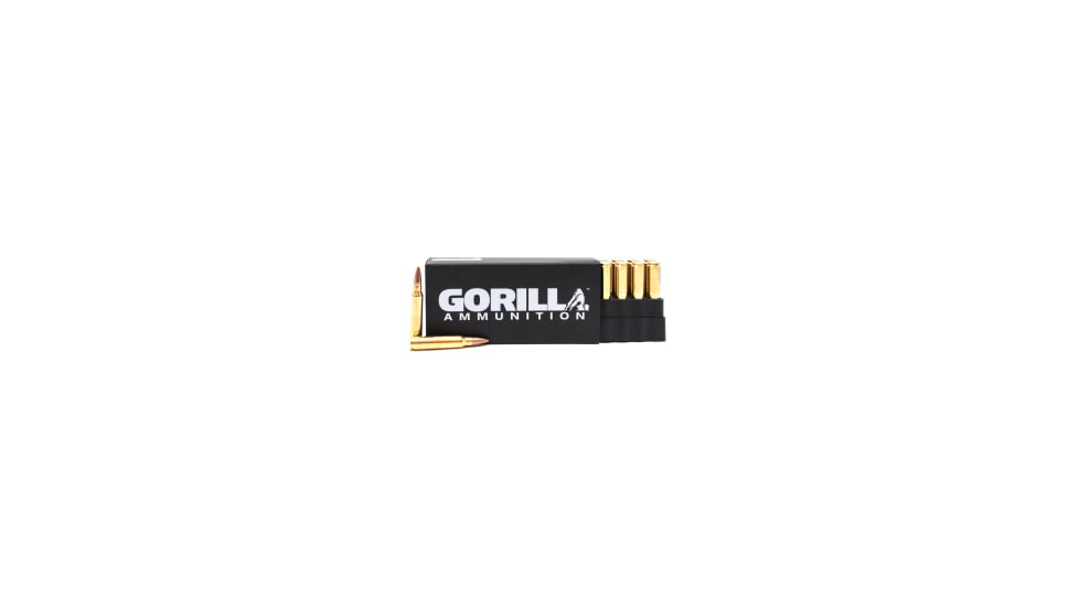 Gorilla Ammunition Cosmetic Blem .223 Remington 77 Grain Sierra MatchKing Open Tip Match Brass Cased Rifle Ammo, 20 Rounds, Cooper, Box, 3F9F8FD4_CH