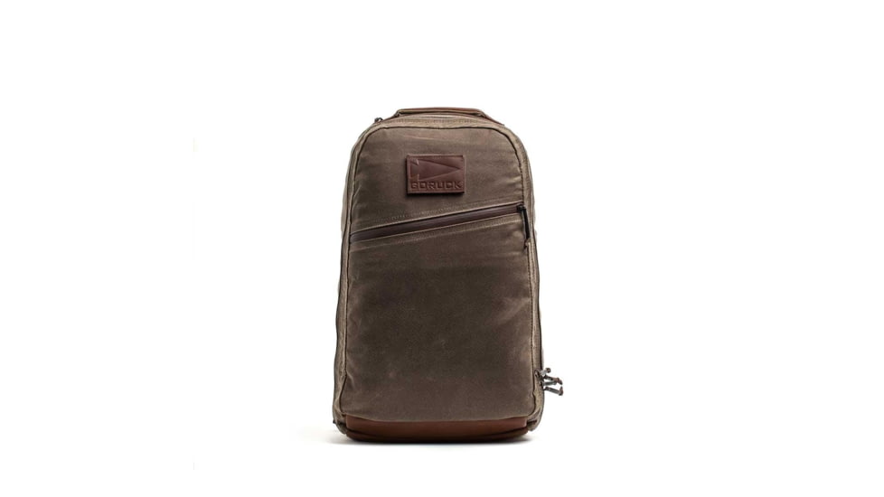 Goruck Double Compartment Bullet Ruck - Heritage Waxed Canvas - 18L, B18DCWC-0101