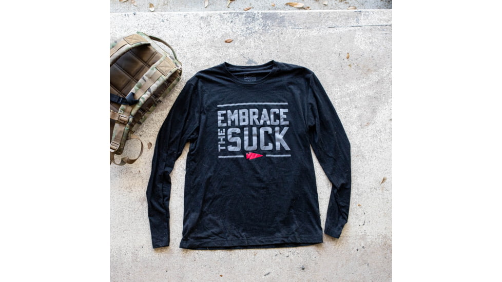 Goruck Mens Embrace the Suck Long Sleeve - Tri-BlendX, 431-0301ESU