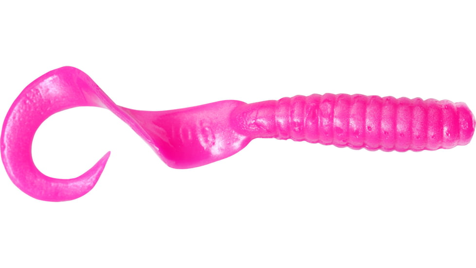 GOT-CHA Curltail Grub Curltail Grub, 4" Pink/Pearl, 20/Pack, H4CT20-32