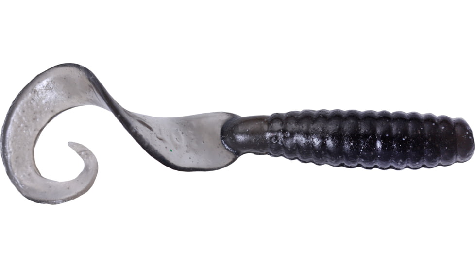 GOT-CHA Curltail Grub Curltail Grub, 4" Smoke, 20/Pack, H4CT20-7