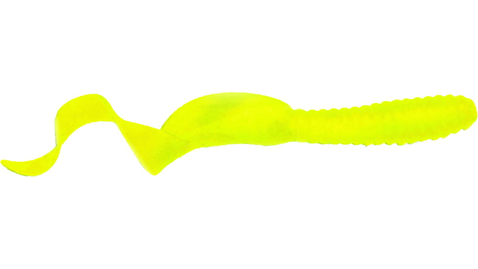 GOT-CHA Curltail Grub Curltail Grub, 6" Chartreuse, 20/Pack, H6CT20-10