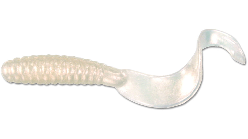 GOT-CHA Curltail Grub Curltail Grub, 2" Pearl, 50/Pack, H2CT50-1P