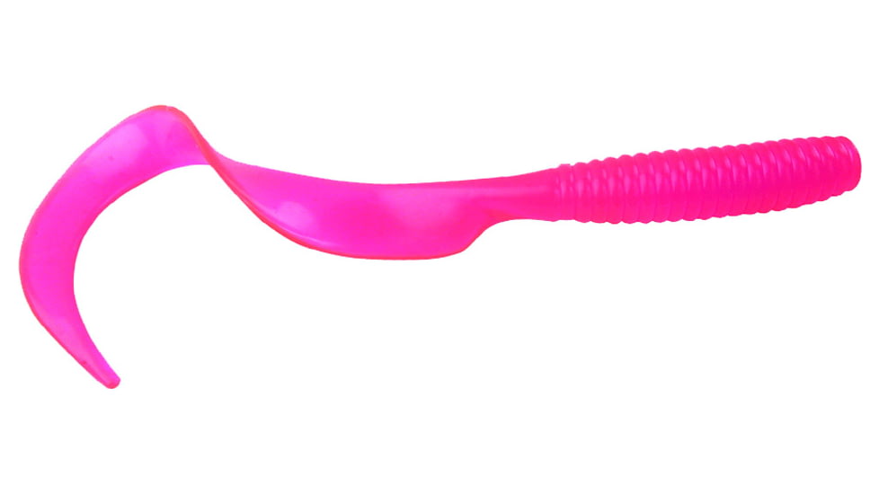 GOT-CHA Curltail Grub Curltail Grub, 6" Pink, 20/Pack, H6CT20-6