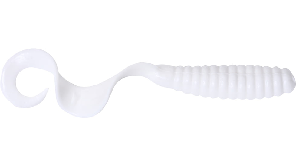 GOT-CHA Curltail Grub Curltail Grub, 4" White, 20/Pack, H4CT20-1