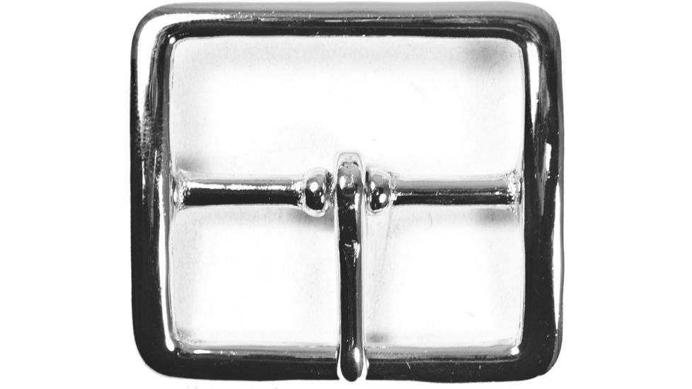 Gould & Goodrich Pants Belt Buckle, Nickel, Nickel, 125-G