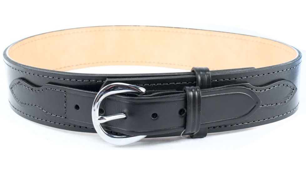 Gould &amp; Goodrich Ranger Duty Belt, 42, Nickel, Black, B115-42