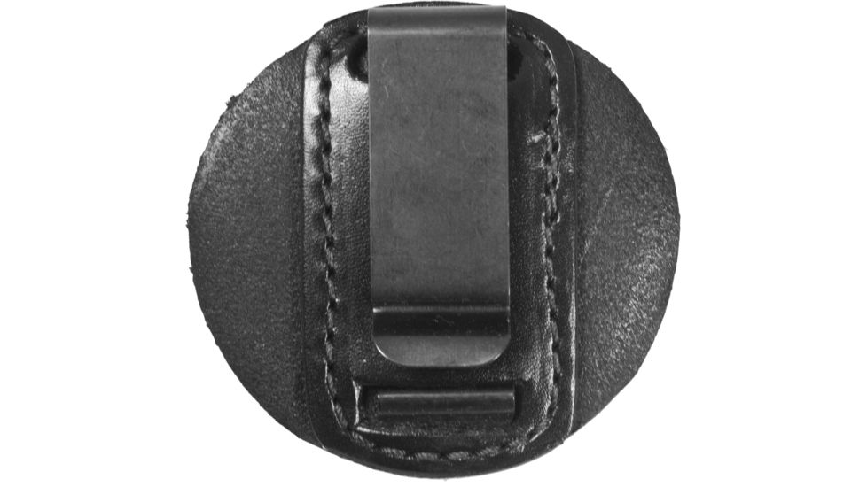 Gould &amp; Goodrich Leather Clip-On Badge Holder, Black, B407