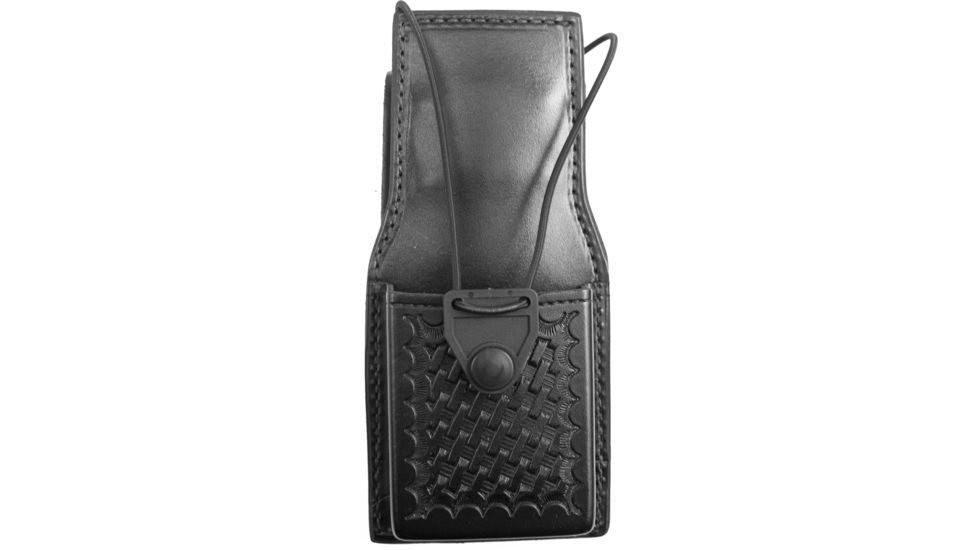 Gould &amp; Goodrich Leather Universal Swivel Radio Case, Black Weave, B652-1W