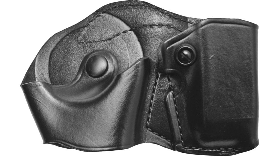 Gould &amp; Goodrich Cuff/Mag Case w/Belt Loops, Colt 9mm/.40, Left Hand, Black, B841-3LH