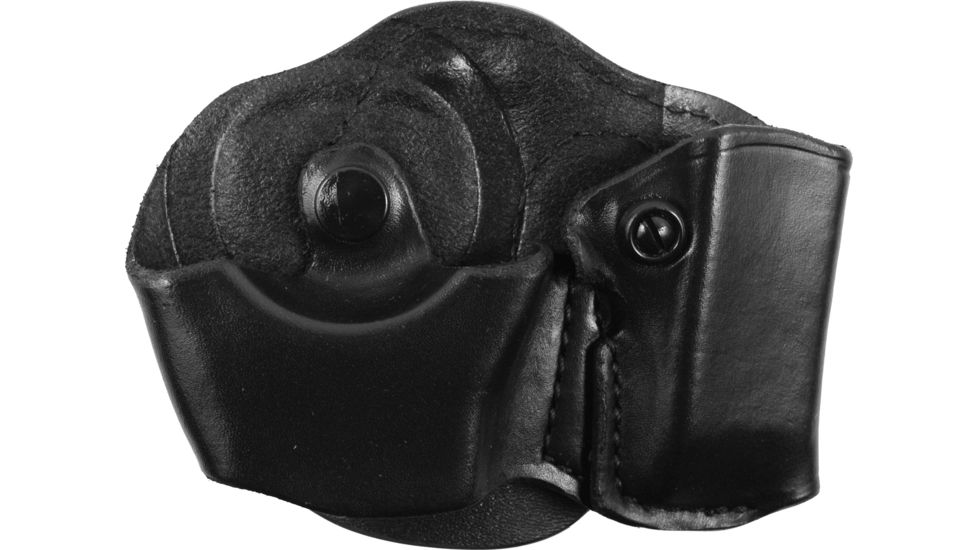 Gould &amp; Goodrich Cuff Case/Mag Case Combo for ASP Cuffs, S&amp;W 9mm, Beretta 84 &amp; Similar, Left Hand, Black, B871-3LH