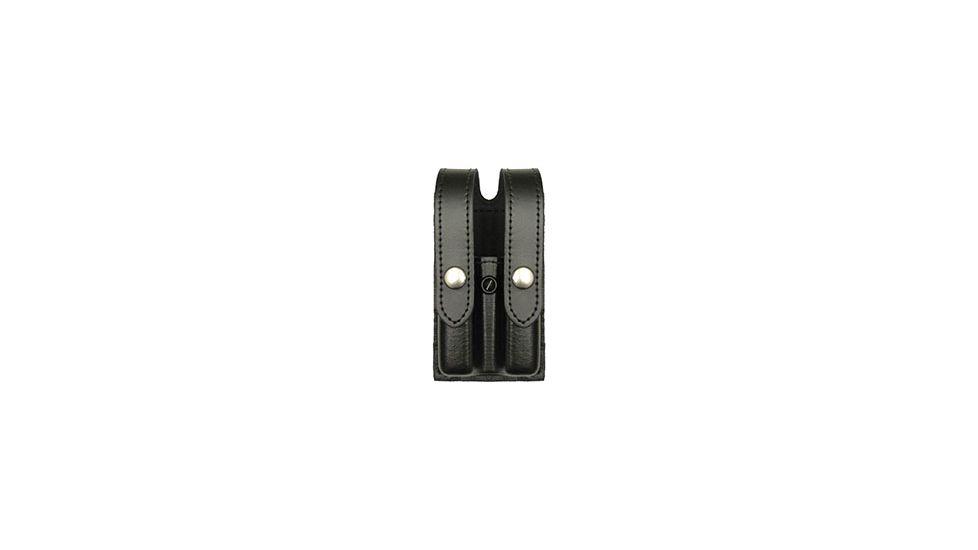 Gould &amp; Goodrich Double Pistol Magazine Case, Glock 17, 22, 31, Nickel, Hi-Gloss, H626-3CL
