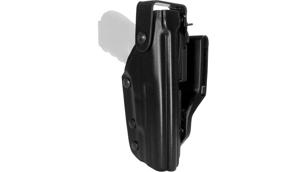 Gould & Goodrich Double Retention Duty OWB Belt Holster, Glock 17, 22, 31, Left Hand, Hi-Gloss, H381-G17CL