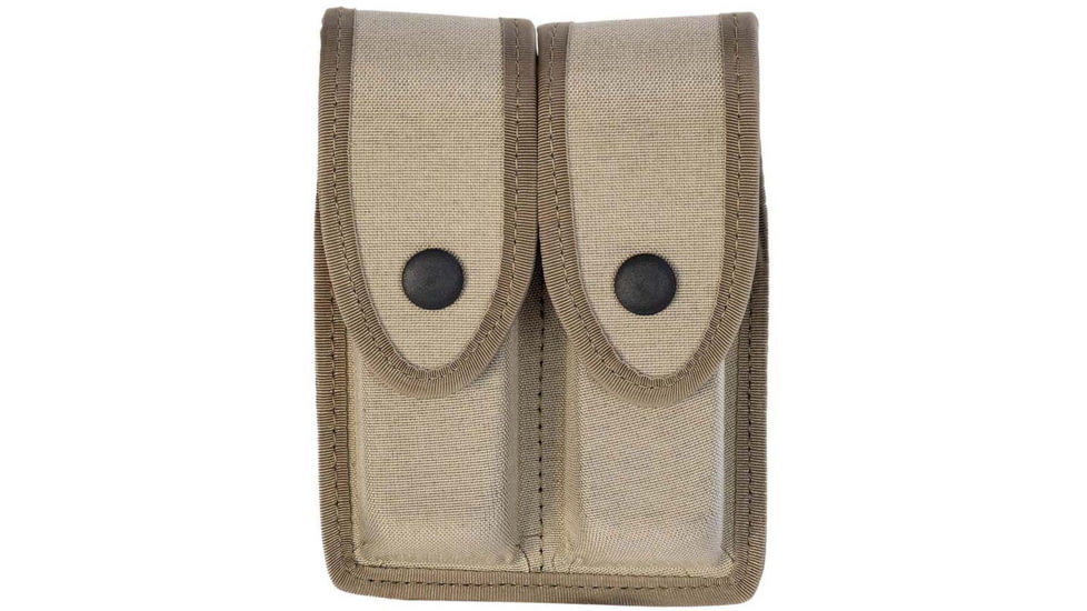 Gould &amp; Goodrich Double Snap Mag Case, Silver Tan - XMST627-3