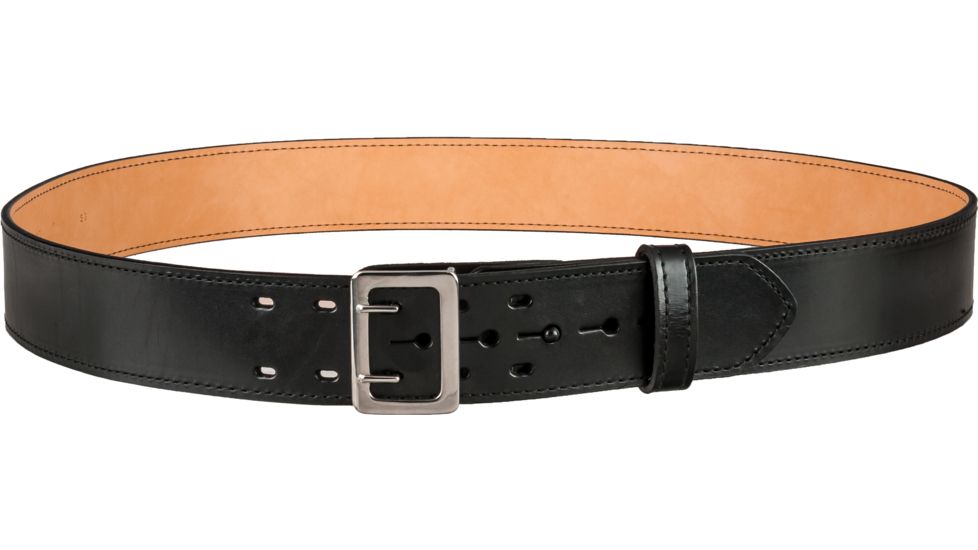 Gould &amp; Goodrich E-Z Slide Duty Belt, 24, Brass, Black, F/LB49-24BR