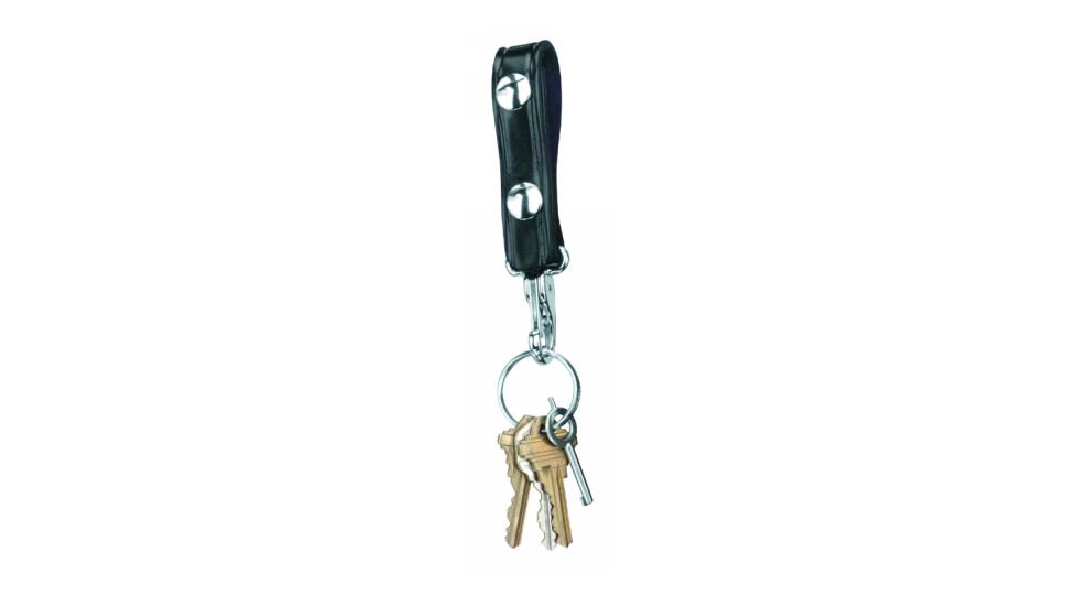 Gould &amp; Goodrich K-Force Key Strap, Nickel, Black, K122