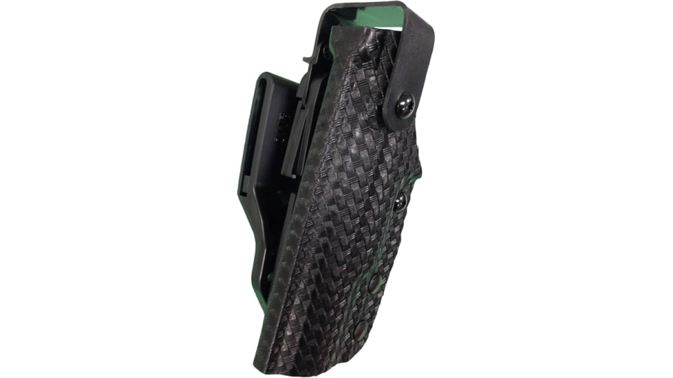Gould &amp; Goodrich Level II Duty OWB Belt Holster, Glock 19/23/32, Right Hand, Black Weave, K381-G19W