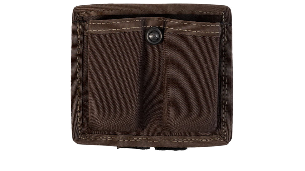 Gould &amp; Goodrich Open Top Double Magazine Cases, Dark Brown, Glock 20, Molded Hardware, XMDB617-4