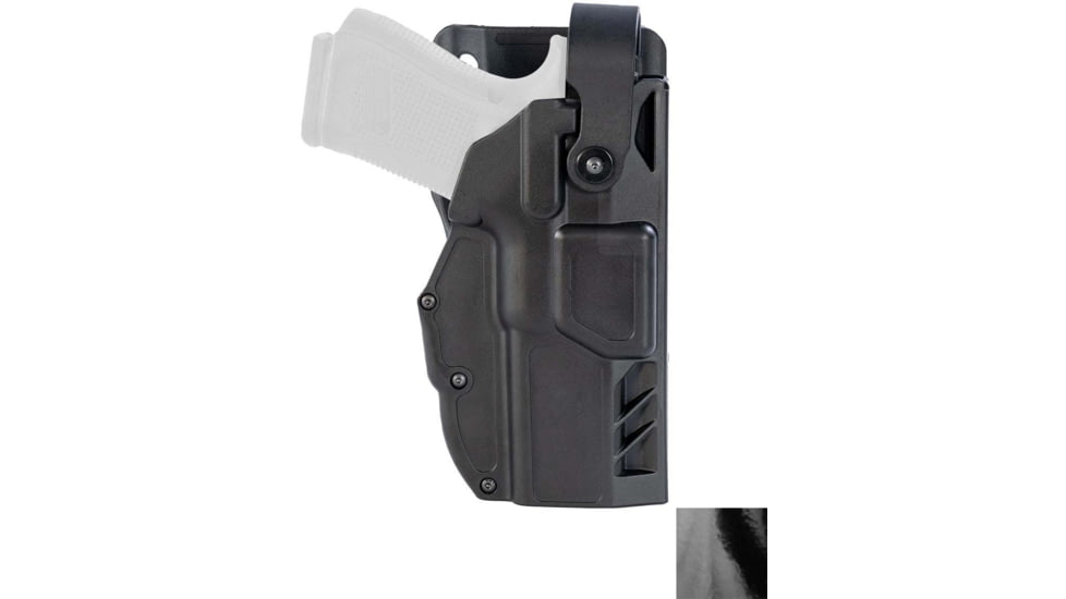 Gould &amp; Goodrich TELR X3000 Non-Light Bearing OWB Belt Holster, Glock 19 All Gens, Glock 23 Gens 3/4, No Hood, Level 1, Left, High Gloss, High Gloss, X3000-19N-1CLLH