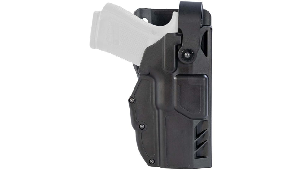 Gould &amp; Goodrich TELR X3000 Non-Light Bearing OWB Belt Holster, SIG Sauer P320 X5, No Hood, Off Duty/Belt Loop, Optic Capable, Left, Black, X3000-09MNO-5LH