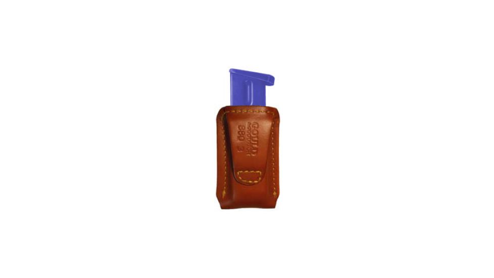 Gould &amp; Goodrich Single Magazine Pouch, Kahr P380 &amp; Similar, Chestnut Brown, 880-0