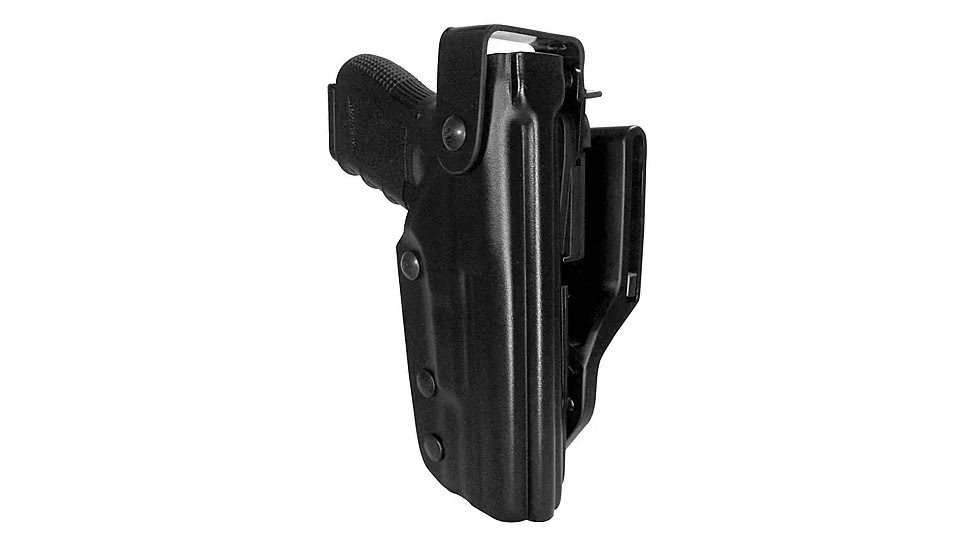 Gould &amp; Goodrich Phoenix Triple Retention Duty Nylon Holster, Ruger SR9, Right Hand, Black, T391-SR