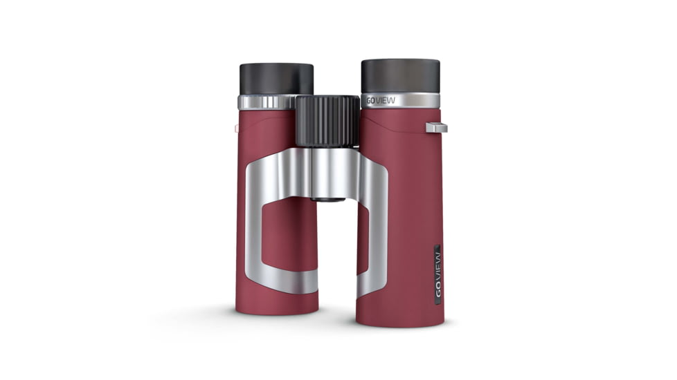GoView ZOOMR 10x34mm Roof Prism Binoculars, Ruby Red, 4260527415961