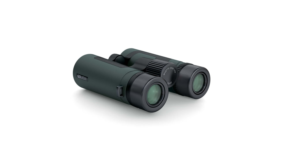 GoView ZOOMR 10x42mm Roof Prism Binoculars, Oak Green, 4260527416012