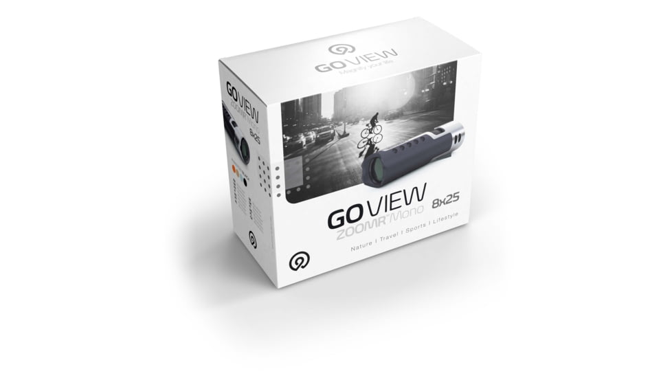 GoView ZOOMR HD 8x25mm Monoculars, Phantom Black, 4260527416043