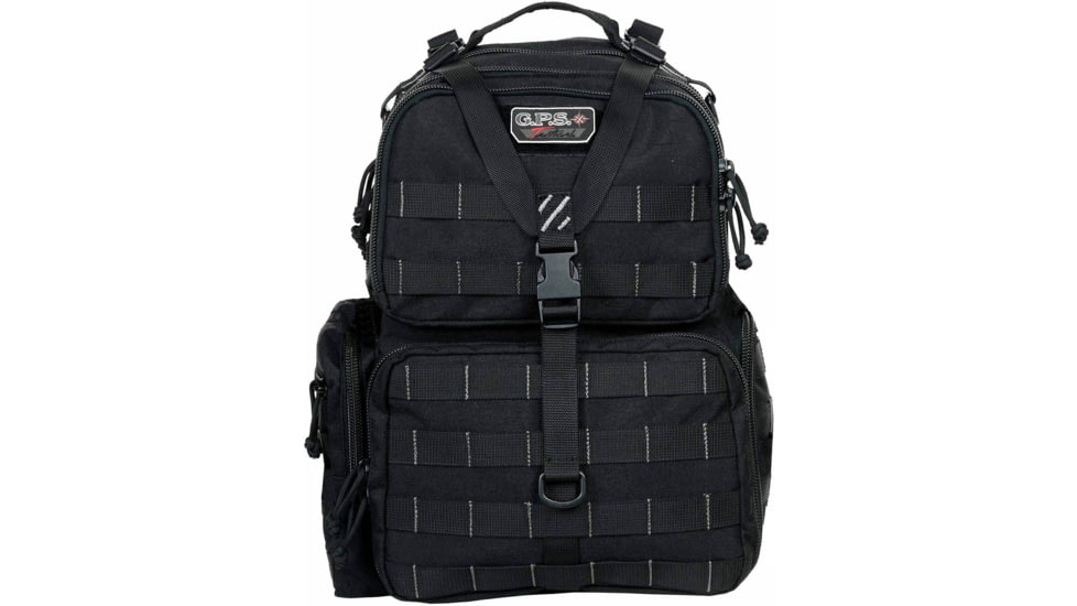 GPS Tactical Laptop Backpack, Black, GPS-T1712BPB