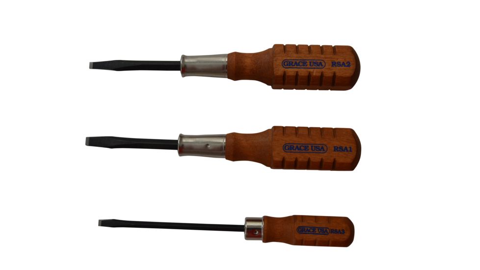 Grace USA Ruger Single Action Screwdriver Set, 3 Pcs, Wood, GRHGRSA