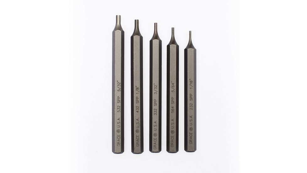Grace USA Starter Short Pin Punch Set GRSPP5