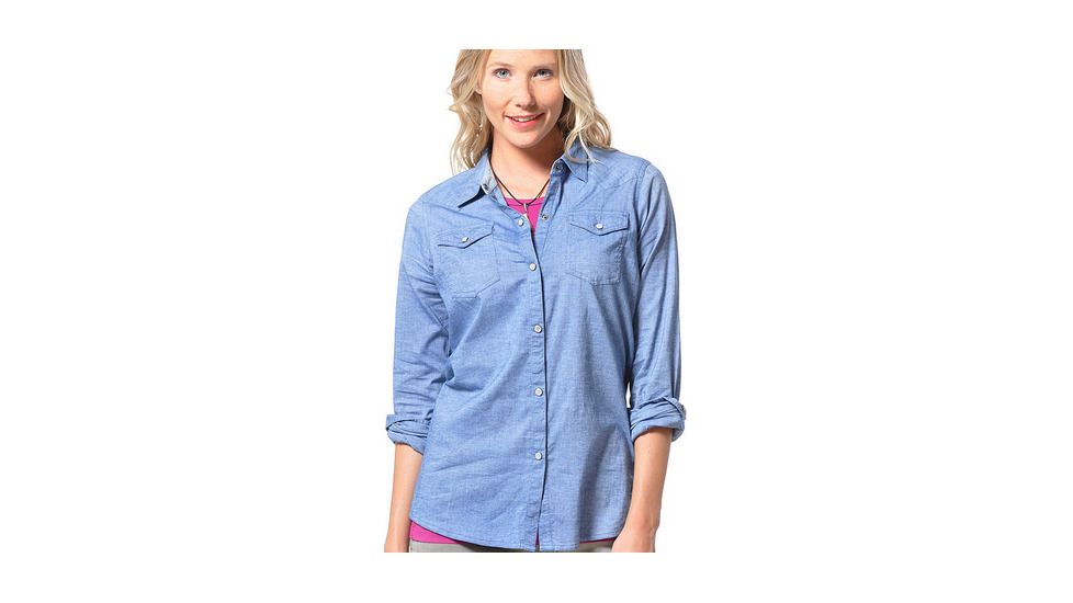 Gramicci Didra Shirt - Women's-Blue Chambray-Small