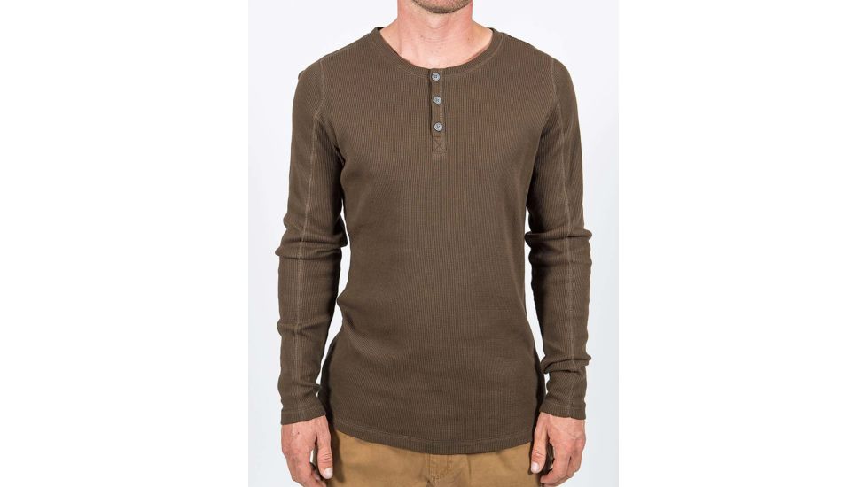 Gramicci Jak Henley Shirt - Mens, Havana Coffee, Large, M-4202-YRHVCLG