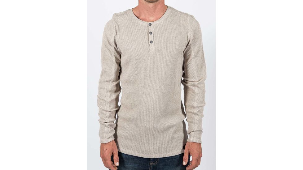 Gramicci Jak Henley Shirt - Mens, Heather Oatmeal, Large, M-4202-YRHTTLG