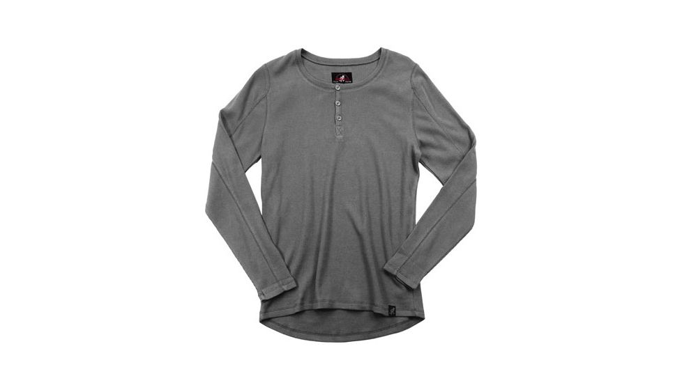 Gramicci Jak Thermal Henley - Mens-Charcoal-Large