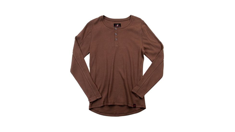 Gramicci Jak Thermal Henley - Mens-Walnut-Large