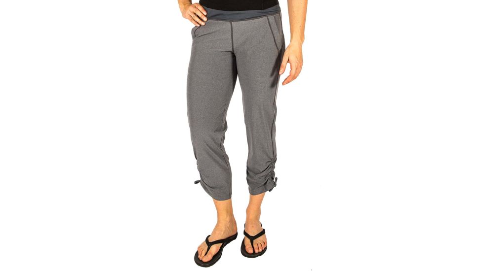 Gramicci Lite Flight Womens Capri, Heather Grey, Small, WCA130-J3HTG-SM